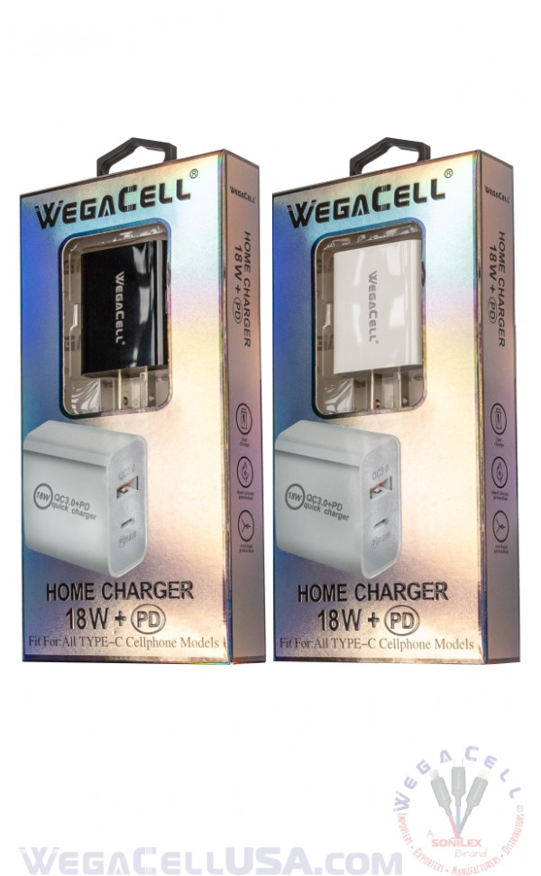 universal dual port fast charging usb home wall charger - wholesale pkg. wegacell: wl-59pd-hc wall charger 4