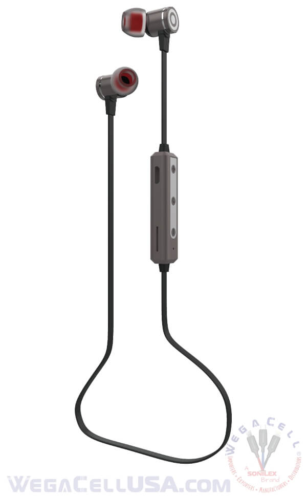 bluetooth 5.0 premium sound tangle-free wireless in-ear stereo earphone - wholesale pkg. wegacell: wl-50bt-hf bluetooth earphone 14
