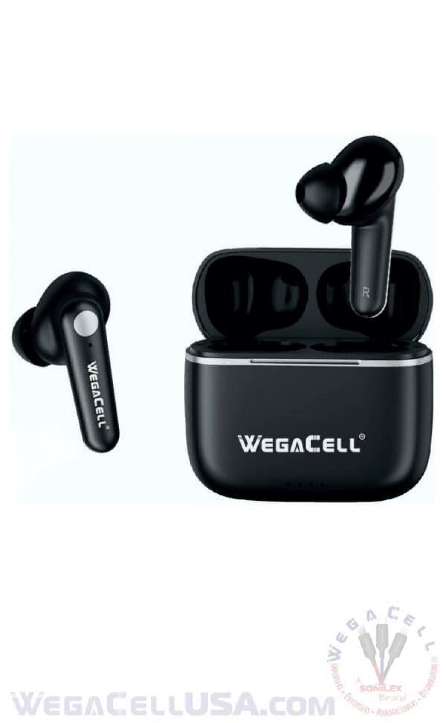 bluetooth 5.0 tws hd wireless earbuds - wholesale pkg. wegacell: wl-34tws bluetooth earphone 14