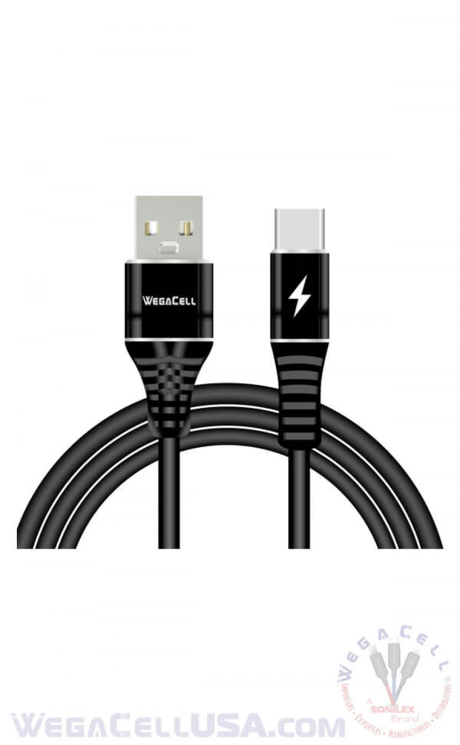 android v8 micro usb braided fast charging 5 ft tpe data cable - wholesale pkg. wegacell: wl-5cbl12-mcr data cable 28